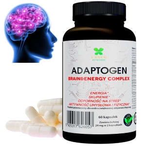 Adaptogen Brain & Energy Complex - 5 речовин для концентрації, енергії та уваги - 60 капс.