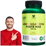 Ashwagandha 666mg FORTE MAX - maksymalna dawka - 60 kapsułek