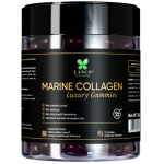 Najmocniejszy kolagen w żelkach na świecie - Marine Collagen Luxury Gummies - Smak Owoce Leśne - Hydrolizowany kolagen rybi -60 żelek pektynowych