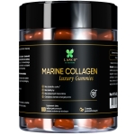 Najmocniejszy kolagen w żelkach na świecie - Marine Collagen Luxury Gummies - Smak Pomarańczowy - Hydrolizowany kolagen rybi - 100 żelek pektynowych 