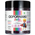 Pyszne żelki na odporność dla dzieci - Odporniaki Junior - Witamina C, Witamina D, Echinacea, Czarny bez - 60 żelków pektynowych